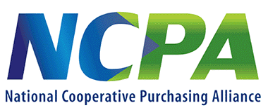 The National Cooperative Purchasing Alliance logo with text that says 'Approved Reseller.'